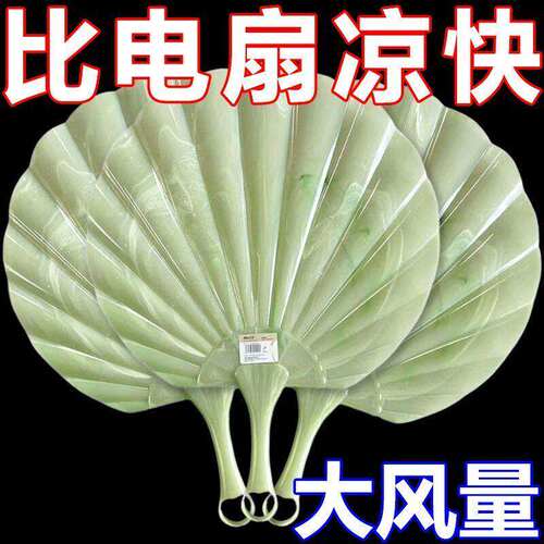 大号小清新贝壳仿玉蒲扇