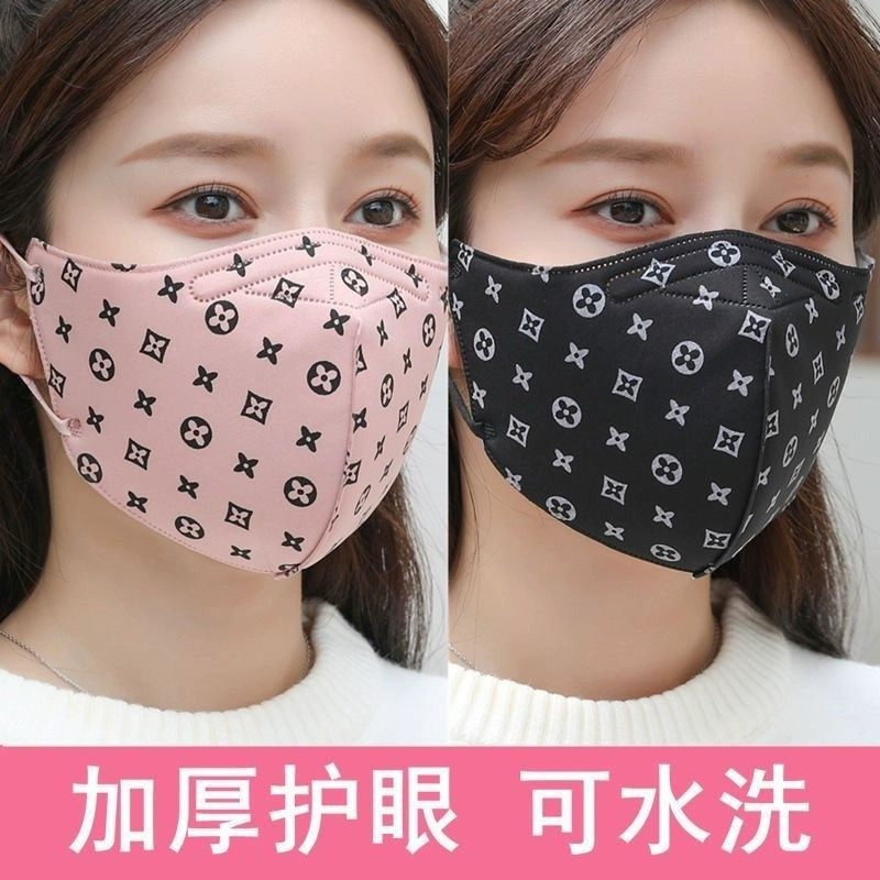 3D立体口罩女秋冬季保暖防寒加大加厚个性冬天口罩时尚韩版潮