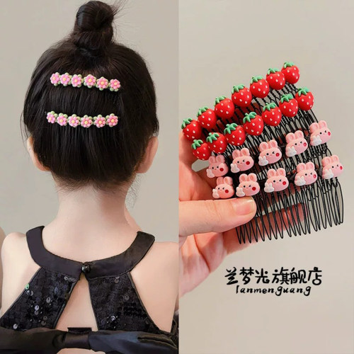 儿童碎发插梳后脑勺发卡夹子