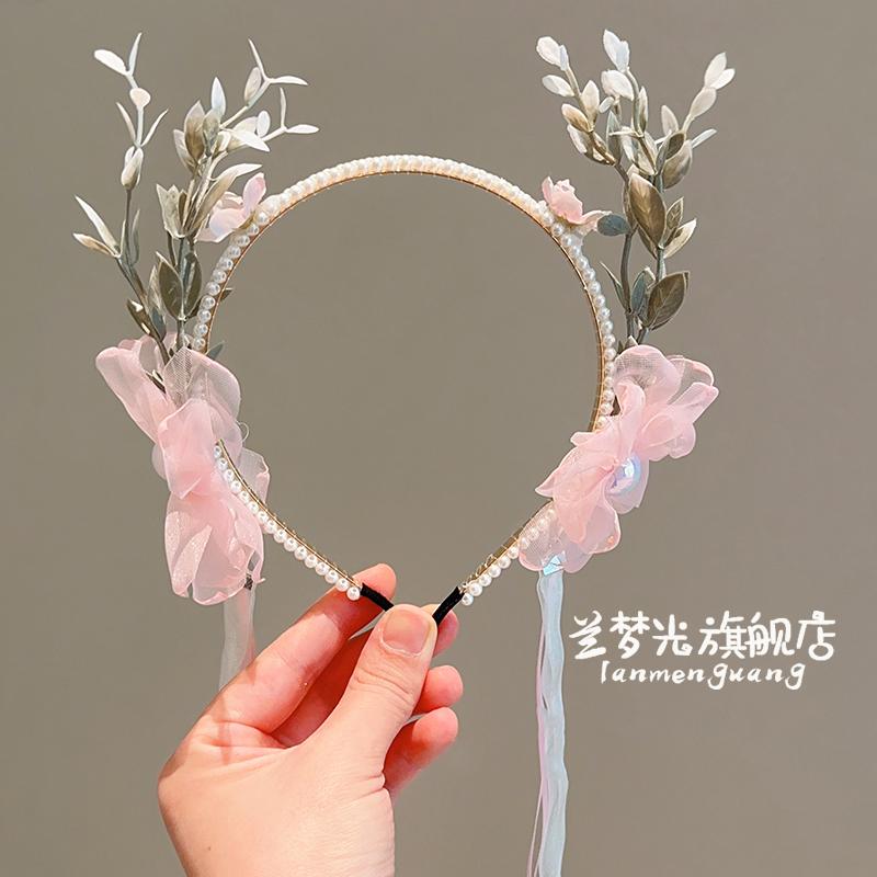 儿童森系发箍花环头饰