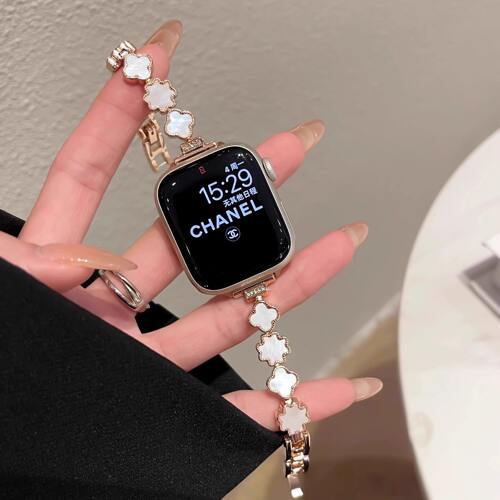 四叶花适用苹果iwatchS11手表带