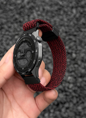 尼龙编织磁吸扣适用小米Watch 5表带男款红色原装s4 sport智能s3秋冬柔软s1Pro透气Color运动版潮流男生替换