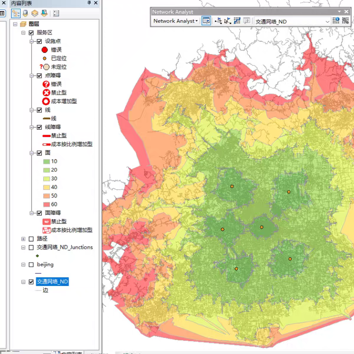 2025全国GIS交通网络数据集 拓扑路网 TransCAD路网 可达性分析