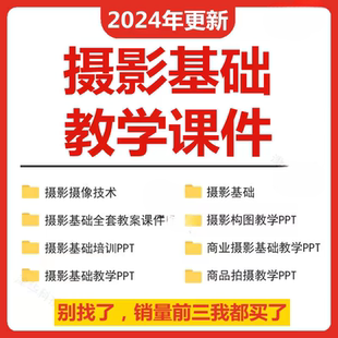 摄影技术基础PPT课件教案商业拍摄商品构图课程摄像教学培训教程