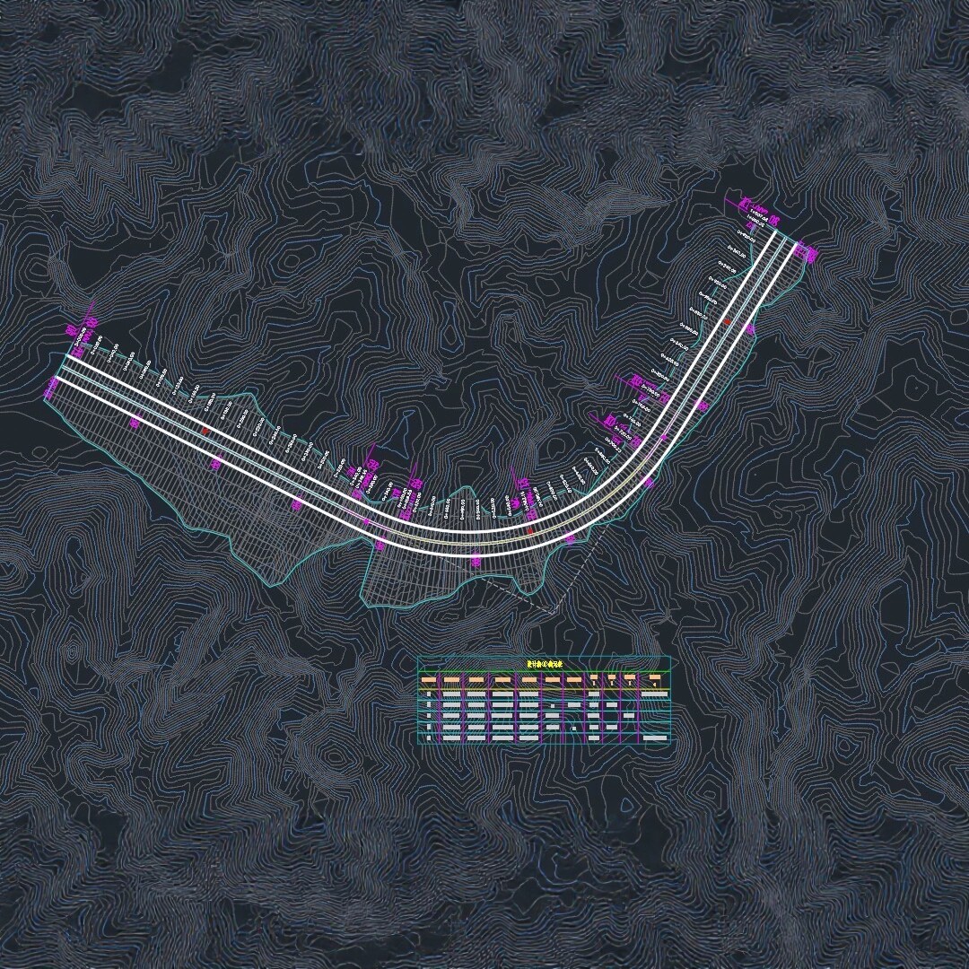 Autodesk Civil 3D自用公路中文模板dwt文件能正出线元表横断面图