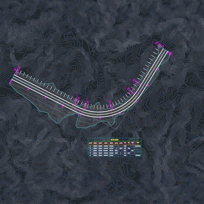 Autodesk Civil 3D自用公路中文模板dwt文件能正出线元表横断面图