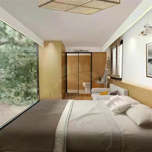 乡村旅游科幻民宿舱 康养度假房 移动野奢 创意集装 箱民宿酒店