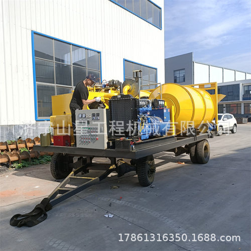 柴油双滚筒沥青加热机 立式多功能混合料修补车 沥青保温车