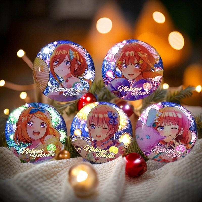 五等分的新娘动漫周边反光吧唧