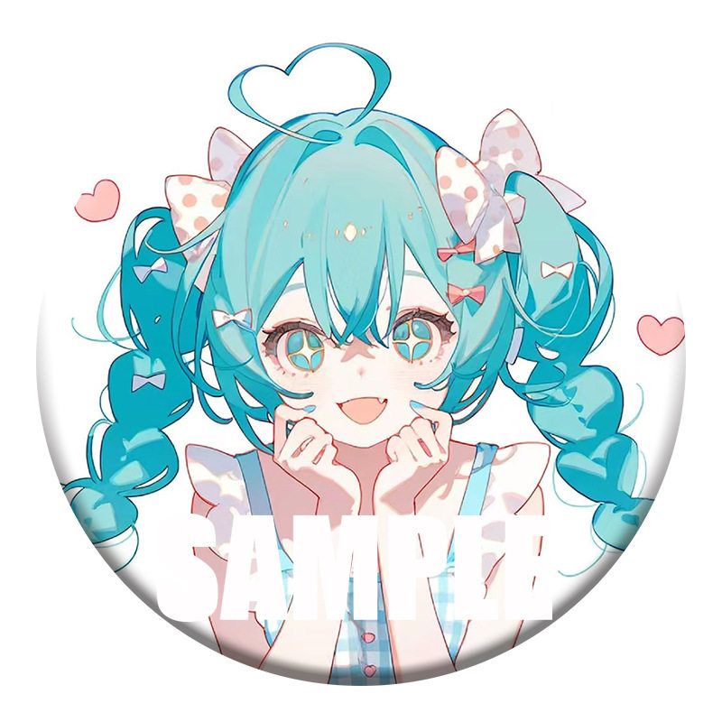 初音未来周边徽章动漫吧唧痛包