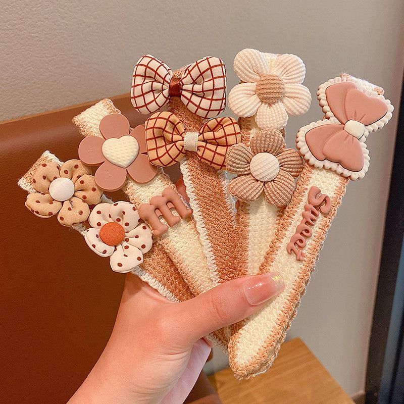 跨境儿童刘海贴碎发贴新款宝宝魔术贴发箍女童发卡发饰小女孩发带