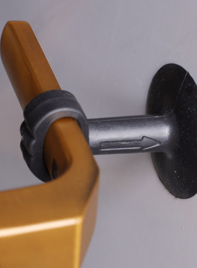 跨境新款门吸硅胶免打孔门把手防撞垫门后吸盘卫生间门碰门档灰色