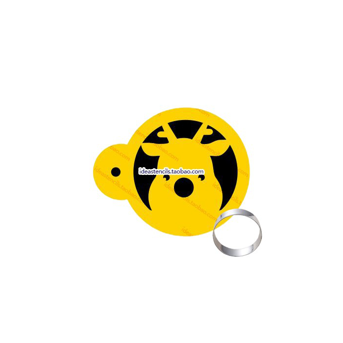 跨境【Cookies Stencils】翻糖蛋糕模具 圣诞节 圣诞主题麋鹿曲奇