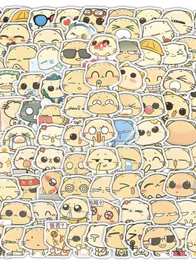 【大图释官方授权】206张Q版卡通可爱cc猫表情包贴纸diy电脑键盘iPad手机手帐素材装饰平板行李箱桌面小贴画