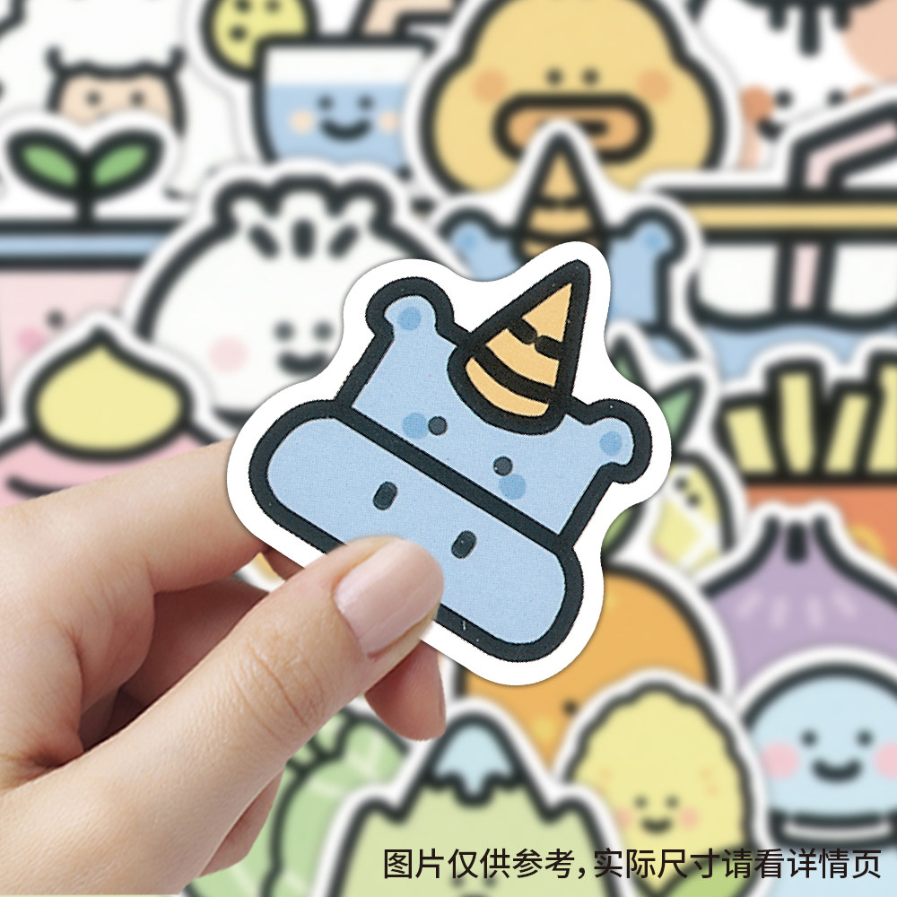 100张卡通可爱手绘动物小贴纸