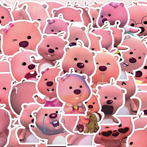 可爱loopy露比小海狸贴纸