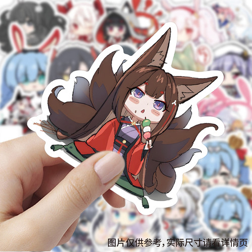 碧蓝航线Q版贴纸可爱趣味卡通