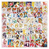 206张二次元 饰手账笔记本标签贴 动漫贴纸魔卡少女樱百变小樱diy装