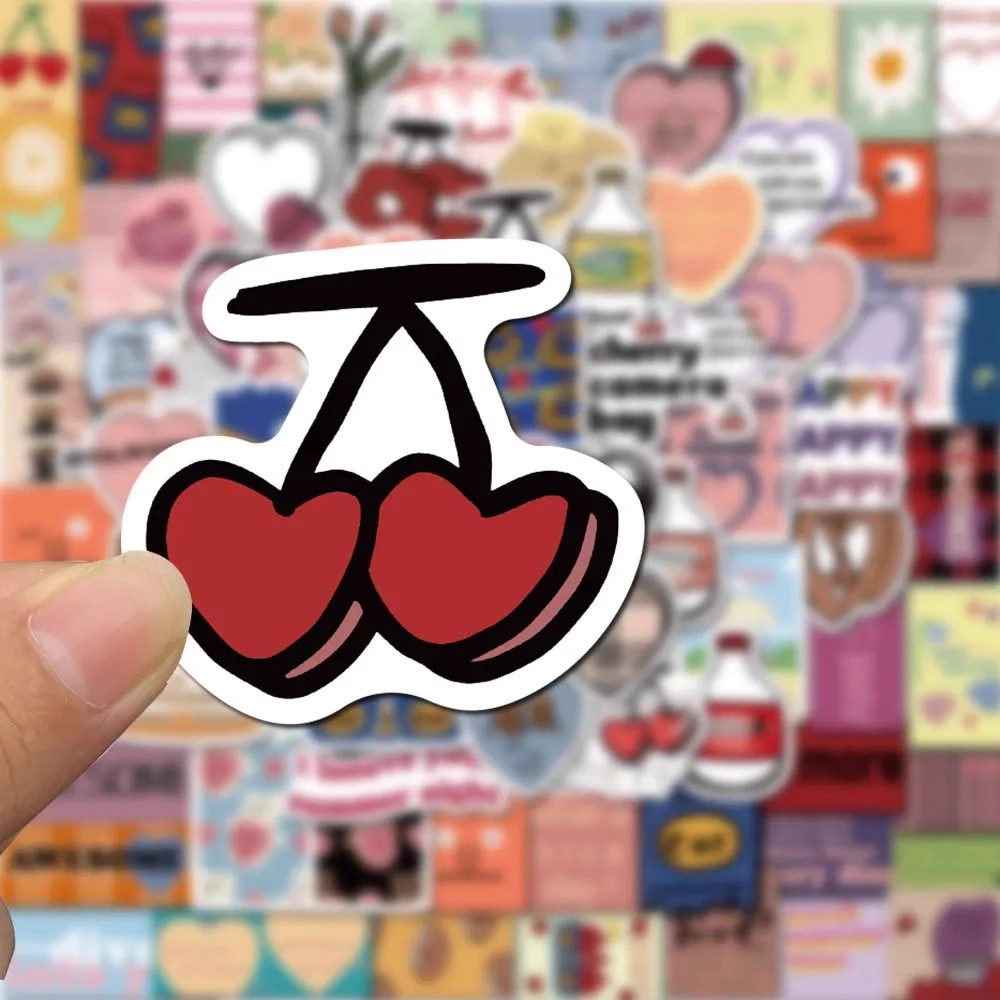 270张甜味夹心可爱少女心贴纸ins风手账个性笔记本手机壳防水贴纸