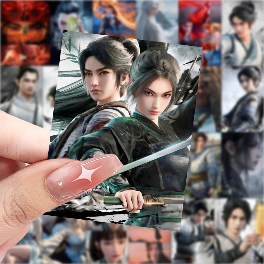 188张剑来周边人物壁纸贴画卡通动漫二次元贴纸手机手账装饰贴纸