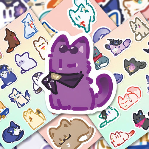 星穹铁道猫猫贴纸周边装饰