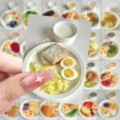 126张早餐搭配贴纸孕期食谱减肥健康饮食ins手机电脑笔记本小贴纸