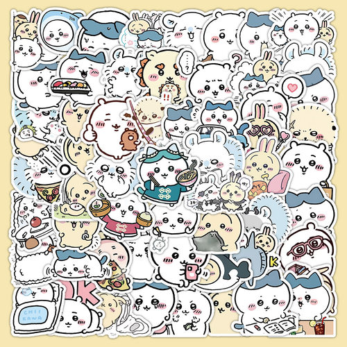 吉伊卡哇可爱动漫防水小贴纸