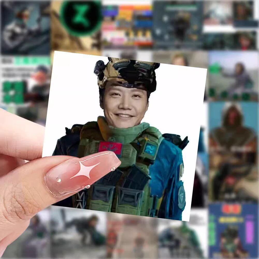 118三角洲行动梗图贴纸2024爆款游戏搞笑创意表情包装饰手账diy贴