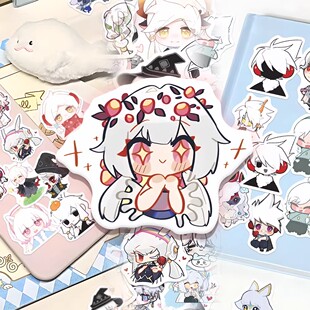 148张可爱光遇Q版表情包贴纸卡通游戏周边创意绘画ins风diy手账