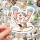 154张萌宠小猫贴纸ins风韩系卡通可爱彩绘猫猫diy手机壳背卡贴画