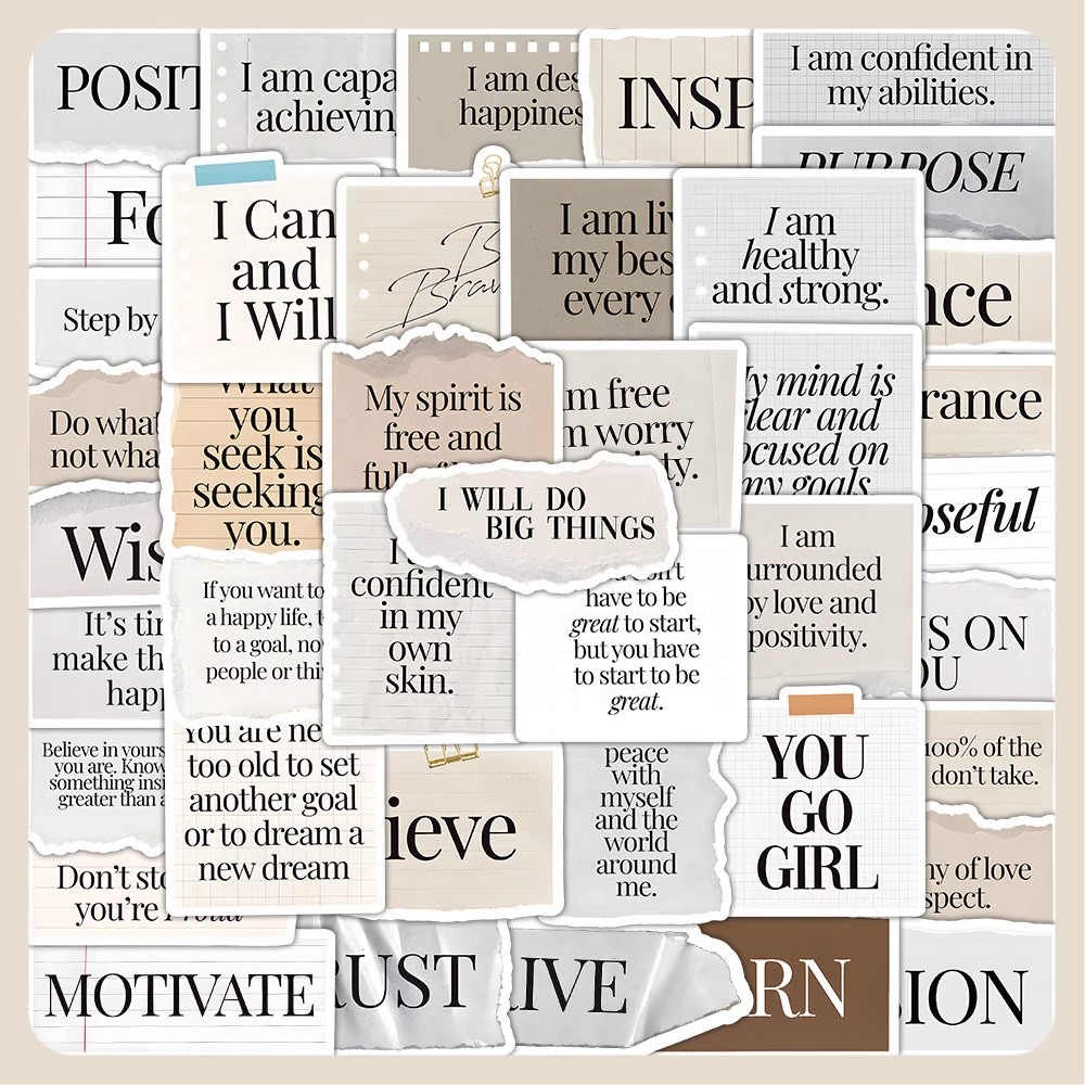 80张英文贴纸ins风行李箱贴画