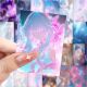 188张发光美少女卡通贴纸二次元 梦幻笔记本贴画手机手账装 饰贴纸