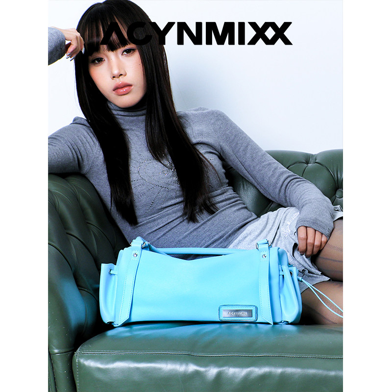 Acynmixx原创复古吐司包单肩腋下包女通勤百搭波士顿枕头包手
