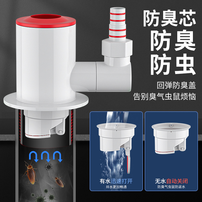 厨房下水管三头通下水道水槽防臭排水分管洗碗机净水器分流排水管