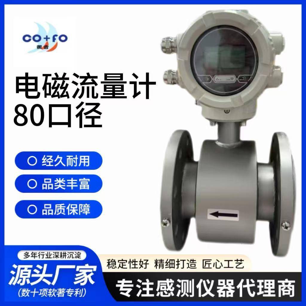 智能一体电磁流量计APD防爆系列浆液卫生型低电导率厂家