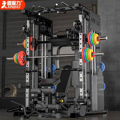 史密斯综合训练器家用龙门架史密斯机多功能健身器材夹胸深蹲倒蹬