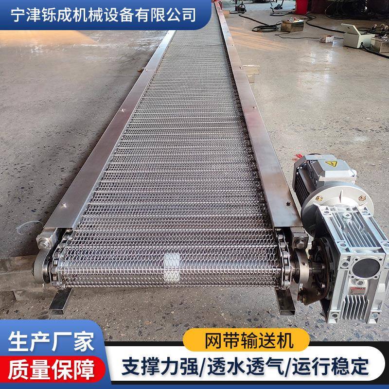 网带输送机烘干工厂机械食品清洗五金输送线金属不锈钢网链传送机