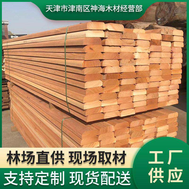 菠萝格巴老木厂家供应现货建筑方木加工菠萝格木条木材实木