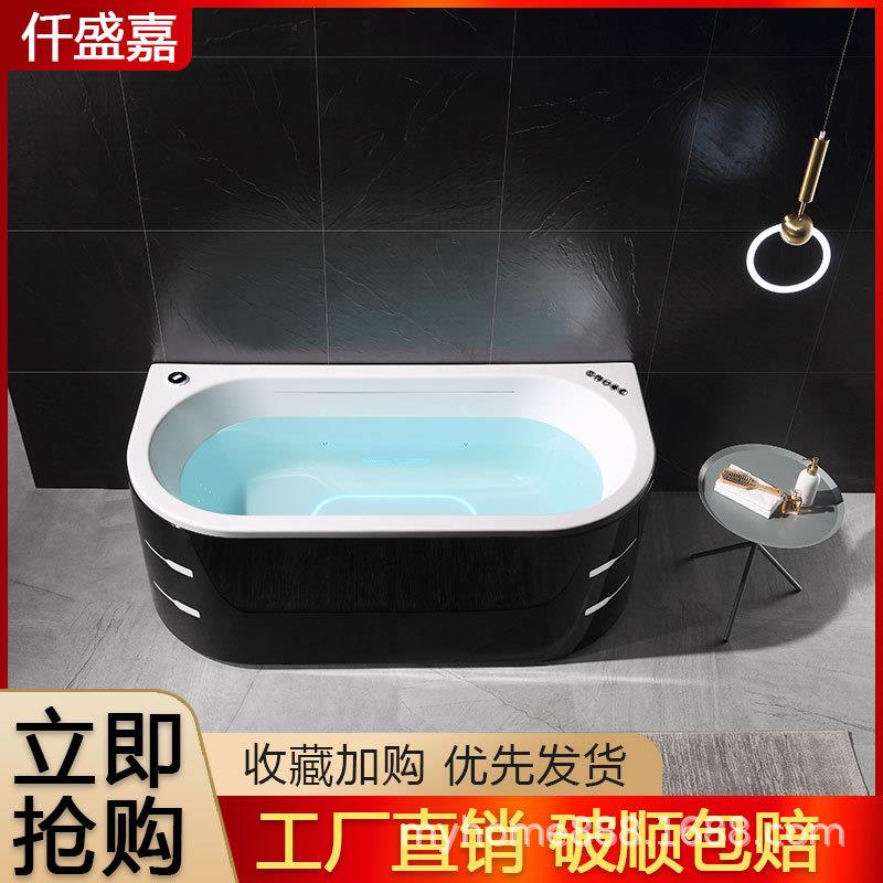 亚克力浴缸家用冲浪按摩恒温加热独立日式浴盆网红双人大瀑布缸