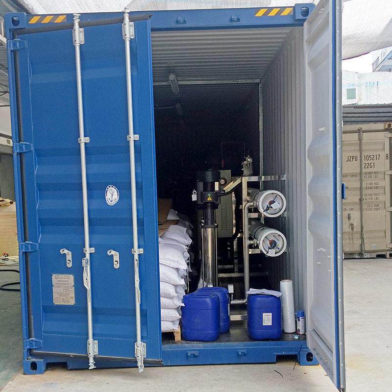 大反型渗透净业化设备水室外作饮用水过滤器集706装箱式造水机器