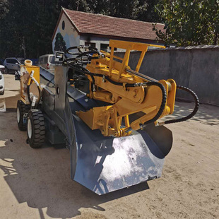 1.5米顶管扒渣机顶管施工扒渣机新款 滑移扒渣机厂家遥控履带式