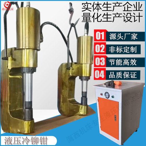 液压钳铆钉机合金锻打冷铆钳汽车大梁冷铆机径向液压铆接机