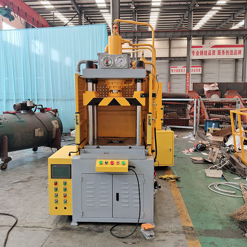 伺服油压机压铸件冲边热压四柱油压机小型单柱快速折弯成型液压机