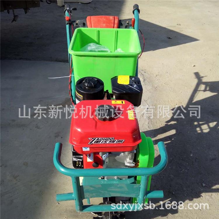 手扶式大豆高粱耘播机 多功能农用双行播种机 小型汽油施肥机