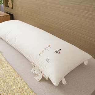 A类双人长枕加枕套长枕头枕芯一米长条枕带枕头套12m15情侣18