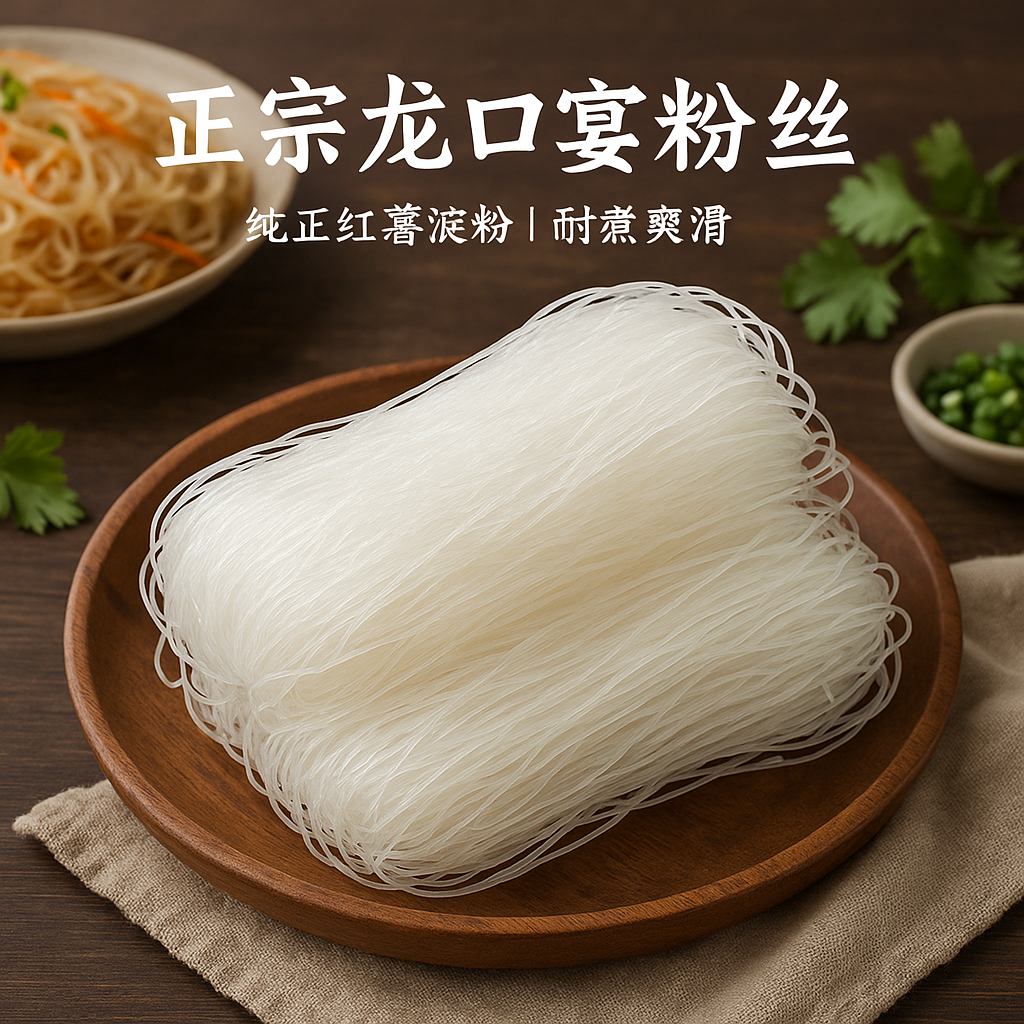 正宗龙口宴粉丝绿豆粉丝麻辣烫批发花甲粉火锅凉拌粉丝袋装,粮油调味/速食/干货/烘焙,方便粉丝/粉条,淘宝优惠券,粉丝福利购,淘宝优惠卷