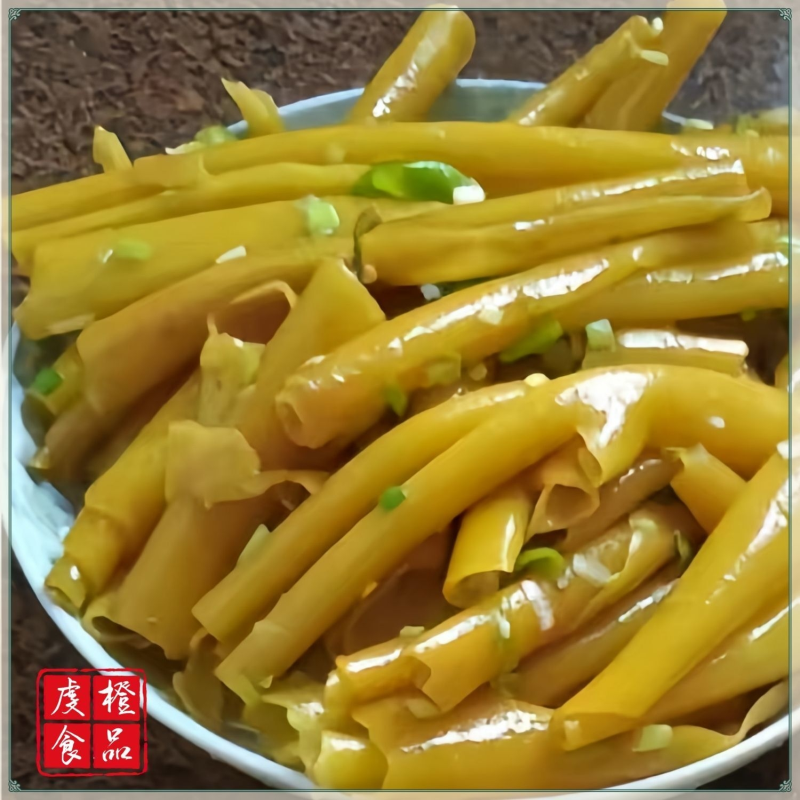 赣南特产[定南手工卷筒烫皮]烫皮骨大余烫皮信丰烫皮龙南灰水烫皮