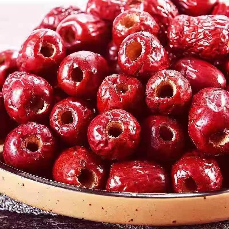 无核沧州红枣金丝小枣无籽去核空心枣子小红枣零食煲汤煮粥打豆浆