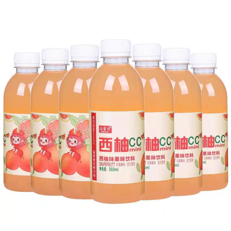 西柚青桔0卡0脂肪果味一整箱网红饮料解渴饮品清仓整箱批发包邮