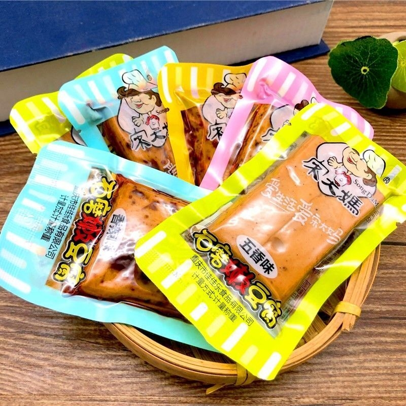 重庆宋大妈石磨嫩豆腐小包装办公休闲垫肚零食烧烤香辣五香麻辣
